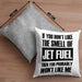 Fuel Kissen mit Füllung 40x40 Geschenk für Fluglotsen mit Spruch (Grau) Grau Trendation