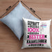 Kajaklehrer Geschenk Lustiger Spruch für Kajaklehrer Geschenkidee Bester Kajaklehrer Der WeltKissen mit Füllung 40x40 (Grau) Blau Trendation