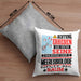 Meeresbiologe Geschenk Kissen mit Füllung 40x40 Lustiger Spruch Erheben Sie Sich Der Meeresbiologe Betritt den Raum (Grau) Grau Trendation