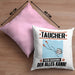 Taucher Kissen mit Füllung 40x40 Geschenk für Taucher Der Mann Der Alles Kann Geschenkidee zum Geburtstag (Grau) Rosa Trendation