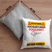 Posaunist Kissen mit Füllung 40x40 Geschenk Lustiger Spruch Geschenkidee für Posaunist Achtung Hochleistungs Posaunist Bei Der Arbeit (Grau) Grau Trendation