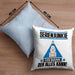 Serienjunkie Kissen mit Füllung 40x40 Geschenk für Serienjunkie Der Mann Der Alles Kann Geschenkidee zum Geburtstag (Grau) Blau Trendation