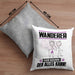Wandern Kissen mit Füllung 40x40 Geschenk für Wandern Der Mann Der Alles Kann Geschenkidee zum Geburtstag (Grau) Grau Trendation
