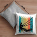Kitesurfing Kissen mit Füllung 40x40 Geschenk für Kitesurfer Geschenkidee (Grau) Grau Trendation