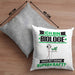 Biologe Kissen mit Füllung 40x40 Geschenk für Biologe Geburtstag Lustiger Spruch Was Ist Deine Superkraft (Grau) Grau Trendation