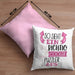 So Sieht Ein Richtig Cooler Puzzler Aus Geschenk Kissen mit Füllung 40x40 Lustiger Spruch Geschenkidee (Grau) Rosa Trendation