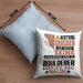 Boulderer Geschenk Kissen mit Füllung 40x40 Lustiger Spruch Erheben Sie Sich Der Boulderer Betritt den Raum (Grau) Blau Trendation