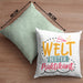 Praktikant Kissen mit Füllung 40x40 Geschenk Für Praktikanten Geschenkidee Welt Bester Praktikant (Grau) Grün Trendation