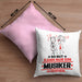 Musiker Geschenk Kissen mit Füllung 40x40 So Gut Kann Nur Ein Musiker Aussehen Geschenkidee (Grau) Rosa Trendation