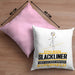 Slackliner Geschenk Kissen mit Füllung 40x40 Ich Bin Slackliner Aber Sag Doch Einfach Superheld Lustige Geschenkdiee für Slackliner (Grau) Rosa Trendation