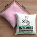 BMX-Fahrer Geschenk Kissen mit Füllung 40x40 Ich Bin BMX-Fahrer Aber Sag Doch Einfach Superheld Lustige Geschenkdiee für BMX-Fahrer (Grau) Rosa Trendation