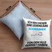 Schwimmer Geschenk Kissen mit Füllung 40x40 Lustige Geschenkidee Geburtstag für Schwimmer Ich Bin Dieser Legendäre Schwimmer Von Dem Alle Geredet Haben (Grau) Blau Trendation