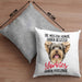 Yorkie-Besitzer Geschenk Kissen mit Füllung 40x40 Hund Yorkie Liebhaber Geschenkidee Die Meisten Hunde Haben Besitzer Yorkies Haben Personal (Grau) Grau Trendation
