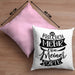 Lustiger Spruch Geschenk für Kollegen Wir Brauchen Mehr Von Meiner Sorte Kissen mit Füllung 40x40 (Grau) Rosa Trendation