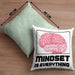Entrepreneur Kissen mit Füllung 40x40 Entrepreneurship Geschenk Spruch Motivation Idee Mindset (Grau) Grün Trendation