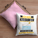 Kitesurfer Kissen mit Füllung 40x40 Geschenk für Kitesurfer Geburtstag Lustiger Spruch Was Ist Deine Superkraft (Grau) Rosa Trendation
