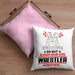 Wrestler Geschenk Kissen mit Füllung 40x40 So Gut Kann Nur Ein Wrestler Aussehen Geschenkidee (Grau) Rosa Trendation