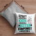 Komponist Geschenk Lustiger Spruch für Komponist Geschenkidee Bester Komponist Der WeltKissen mit Füllung 40x40 (Grau) Grau Trendation
