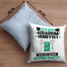 Aquarium-Hobbyist Kissen mit Füllung 40x40 Geschenk für Aquarium-Hobbyist Geburtstag Lustiger Spruch Was Ist Deine Superkraft (Grau) Blau Trendation