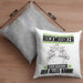Rockmusiker Kissen mit Füllung 40x40 Geschenk für Rockmusiker Der Mann Der Alles Kann Geschenkidee zum Geburtstag (Grau) Grau Trendation