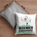 Reisender Geschenk Kissen mit Füllung 40x40 Ich Bin Reisender Aber Sag Doch Einfach Superheld Lustige Geschenkdiee für Reisender (Grau) Grau Trendation