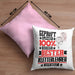 Kletterlehrer Geschenk Lustiger Spruch für Kletterlehrer Geschenkidee Bester Kletterlehrer Der WeltKissen mit Füllung 40x40 (Grau) Rosa Trendation