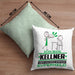Kellner Geschenk Kissen mit Füllung 40x40 Ich Bin Kellner Aber Sag Doch Einfach Superheld Lustige Geschenkdiee für Kellner (Grau) Grün Trendation