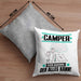 Camper Kissen mit Füllung 40x40 Geschenk für Camper Der Mann Der Alles Kann Geschenkidee zum Geburtstag (Grau) Grau Trendation