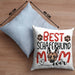 Schäferhund Mom Besitzerin Kissen mit Füllung 40x40 Geschenk Lustiger Spruch Geschenkidee Besitzerin Schäferhund Mama (Grau) Blau Trendation