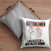 Kletterlehrer Kissen mit Füllung 40x40 Geschenk für Kletterlehrer Der Mann Der Alles Kann Geschenkidee zum Geburtstag (Grau) Grau Trendation