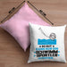 Schwimmsportler Geschenk Kissen mit Füllung 40x40 So Gut Kann Nur Ein Schwimmsportler Aussehen Geschenkidee (Grau) Rosa Trendation