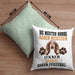 Cocker Spaniel Besitzer Kissen mit Füllung 40x40 Geschenk Lustiger Spruch Geschenkidee Besitzerin Cocker Spaniel Haben Personal (Grau) Grün Trendation