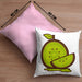 Kissen mit Füllung 40x40 für echte Kiwi Fans - Lustiges Geschenk mit Spruch (Grau) Rosa Trendation