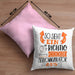 Tierkommunikator Kissen mit Füllung 40x40 So Sieht Ein Richtig Cooler Tierkommunikator Aus Geschenk Lustiger Spruch Geschenkidee (Grau) Rosa Trendation