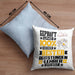 Reitstundenlehrer Geschenk Lustiger Spruch für Reitstundenlehrer Geschenkidee Bester Reitstundenlehrer Der WeltKissen mit Füllung 40x40 (Grau) Blau Trendation
