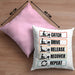 Rudern Kissen mit Füllung 40x40 Geschenk Catch Drive Release Recover Repeat Geschenkidee Ruderer (Grau) Rosa Trendation