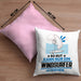 Windsurfer Geschenk Kissen mit Füllung 40x40 So Gut Kann Nur Ein Windsurfer Aussehen Geschenkidee (Grau) Rosa Trendation