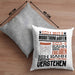 Marathonläufer Geschenk Kaffee-Kissen mit Füllung 40x40 Geschenkidee für Marathonläufer Ich Bin Marathonläufer Ich Kann Es Dir Erklären Jedoch Nicht Für Dich Verstehen Spruch Lustig (Grau) Grau Trendation
