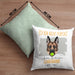 Schäferhund Besitzer Kissen mit Füllung 40x40 Geschenk Lustiger Spruch Geschenkidee Besitzerin Ich Bin Nicht toll Aber Mein Schäferhund Ist Es (Grau) Grün Trendation