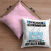Synchronschwimmerin Kissen mit Füllung 40x40 Geschenk für Synchronschwimmerin Der Mann Der Alles Kann Geschenkidee zum Geburtstag (Grau) Rosa Trendation
