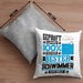 Schwimmer Geschenk Lustiger Spruch für Schwimmer Geschenkidee Bester Schwimmer Der WeltKissen mit Füllung 40x40 (Grau) Grau Trendation