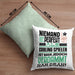 Curling-Spieler Geschenk Kissen mit Füllung 40x40 Lustige Geschenkidee für Curling-Spieler Geburtstag Niemand Ist Perfekt Aber Als Curling-Spieler Ist Man Nah Dran (Grau) Grün Trendation