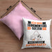 Tierheimunterstützer Kissen mit Füllung 40x40 Geschenk für Tierheimunterstützer Geburtstag Lustiger Spruch Was Ist Deine Superkraft (Grau) Rosa Trendation