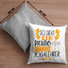 So Sieht Ein Richtig Cooler Yogalehrer Aus Geschenk Kissen mit Füllung 40x40 Lustiger Spruch Geschenkidee (Grau) Grau Trendation