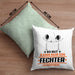Fechter Geschenk Kissen mit Füllung 40x40 So Gut Kann Nur Ein Fechter Aussehen Geschenkidee (Grau) Grün Trendation