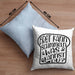 Brot Kann Schimmeln Was Kannst Du Kissen mit Füllung 40x40 Geschenk Spruch Geschenkidee Humor (Grau) Blau Trendation