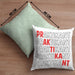 Praktikant Kissen mit Füllung 40x40 Geschenk Lustiger Spruch (Grau) Grün Trendation