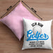 Golf Geschenke Für Männer Frauen Kinder Lustig Kissen mit Füllung 40x40 mit Spruch Golfspieler Kissen mit Füllung 40x40 Damen Witzig (Grau) Rosa Trendation