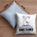 Hundetrainer Geschenk Kissen mit Füllung 40x40 So Gut Kann Nur Ein Hundetrainer Aussehen Geschenkidee (Grau) Blau Trendation