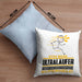 Ultraläufer Geschenk Kissen mit Füllung 40x40 Ich Bin Ultraläufer Aber Sag Doch Einfach Superheld Lustige Geschenkdiee für Ultraläufer (Grau) Blau Trendation